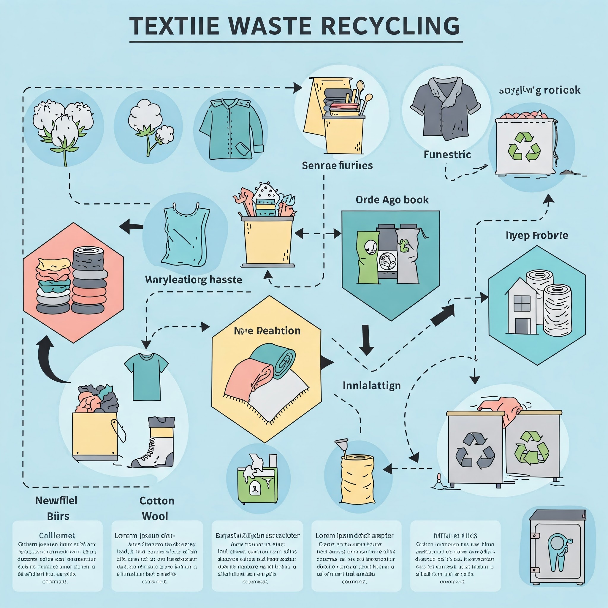 View of How to Recycle Textile Waste? | Zero Waste Services